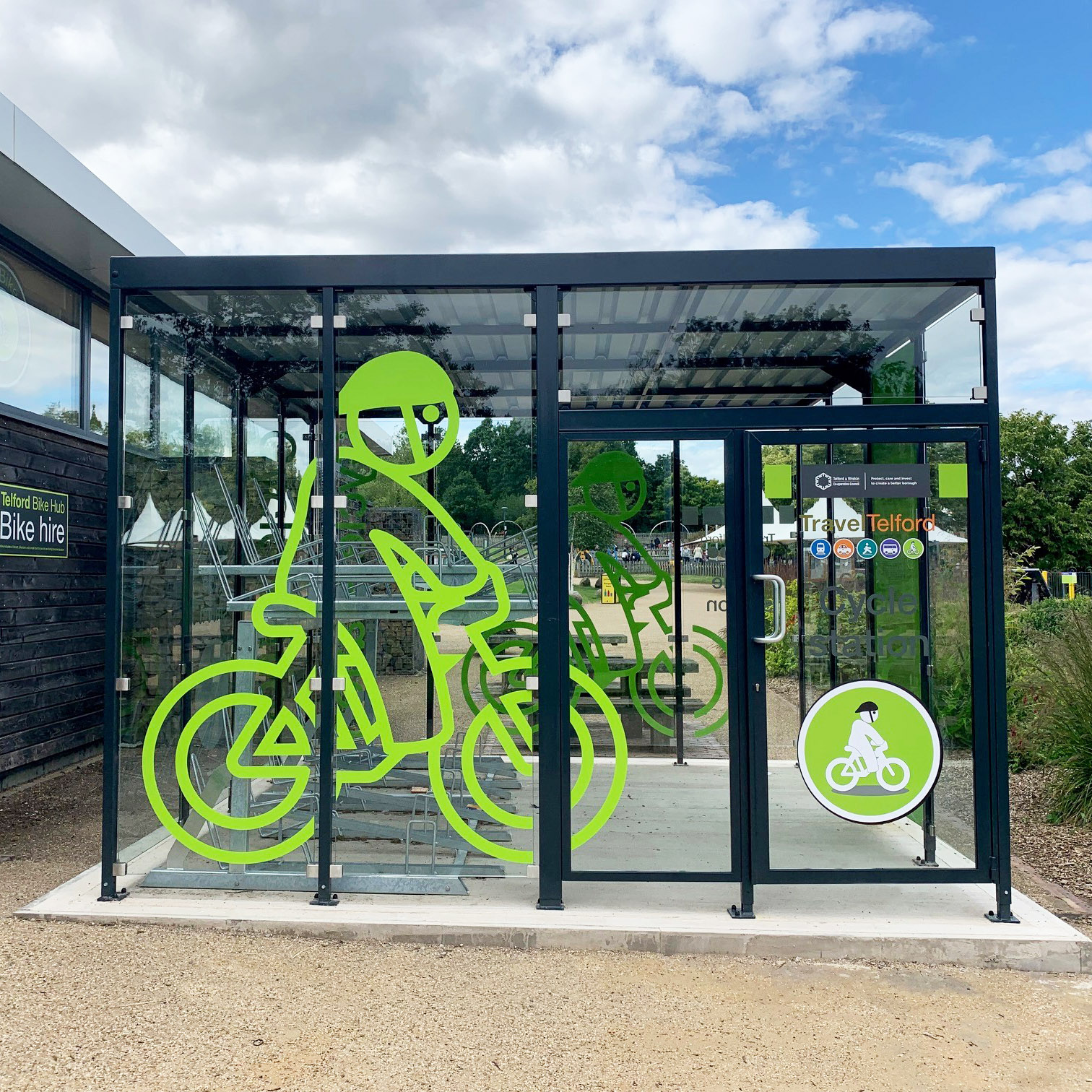 Telford Town Park Cycle Hub